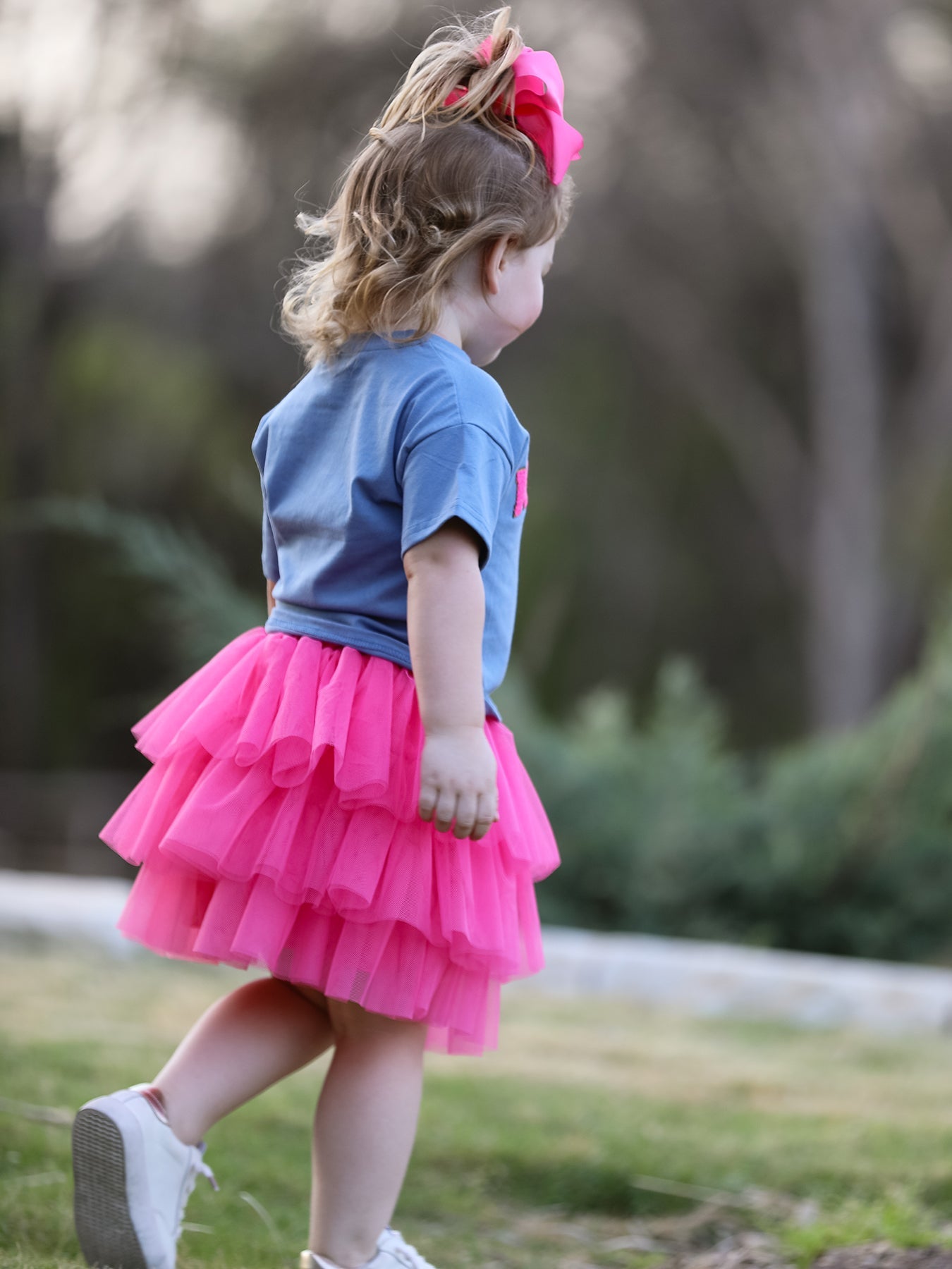 4th of july “MERICA”Top Girls Gauze Skirt