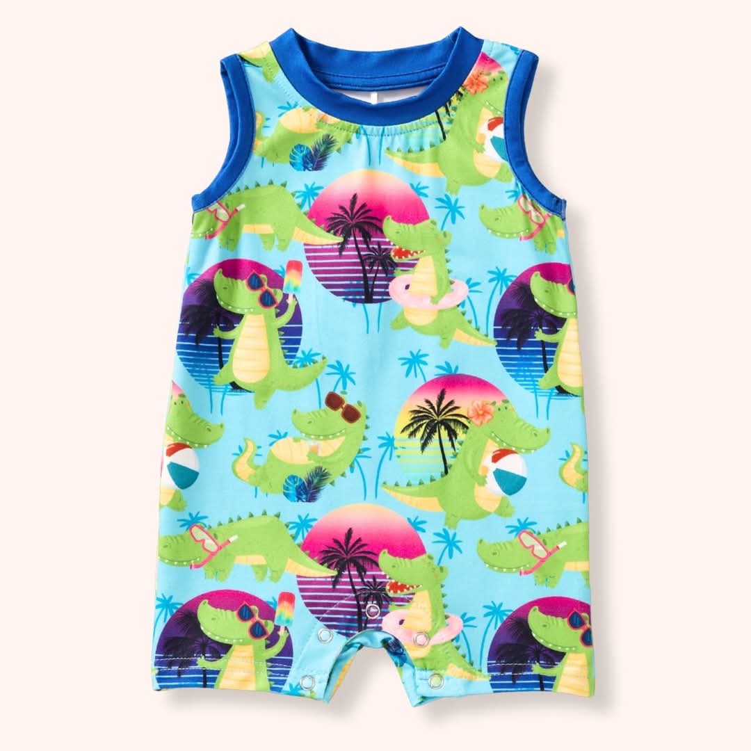 Gator Groove Boy Romper!