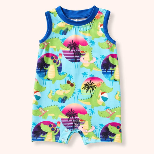 Gator Groove Boy Romper!